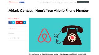 Airbnb Contact | Here's Your Airbnb Phone Number - AirbnbSecrets
