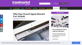 Why One Travel Agent Doesn't Use Airbnb - Travel Market Report