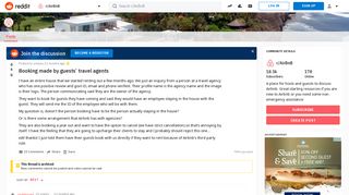 Booking made by guests' travel agents : AirBnB - Reddit