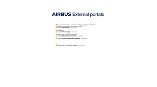 Airbus Portal Navigation URL