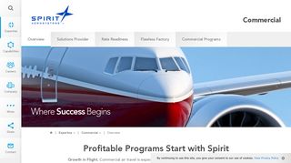 Overview | Commercial | Expertise | Spirit AeroSystems