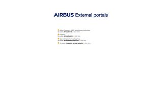 Airbus Portal Navigation URL