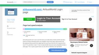Access airbusworld.com. AirbusWorld Login page