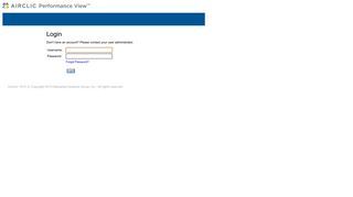 Login: Airclic Performance View