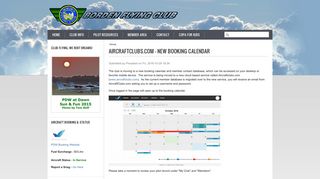AircraftClubs.com - New Booking Calendar | The Borden Flying Club