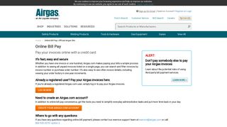 Online Bill Pay | Official Airgas Site | Airgas