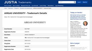 AIRGAS UNIVERSITY Trademark of Airgas, Inc. - Registration Number ...