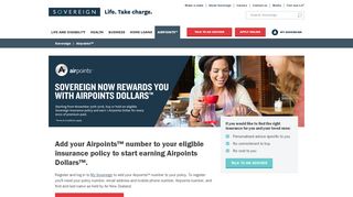 Earn Airpoints™ with Sovereign - Sovereign