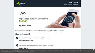 WIFI Service - Aena airports network - Aena.es