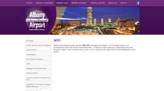 WiFi | ALB : Albany International Airport - Albany Airport