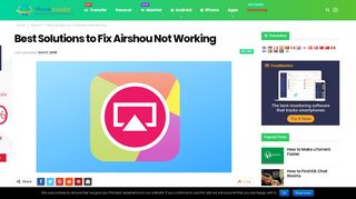 Best Solutions to Fix Airshou Not Working For You - PhoneTransfer.org