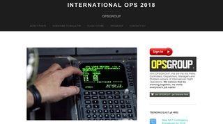 New, single CPDLC logon for US airspace – International Ops 2018