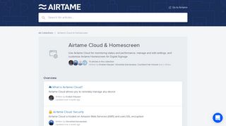 Airtame Cloud & Homescreen | Airtame Help Center