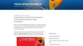 Simple Way to Check Internet Usage on Airtel Broadband without Login