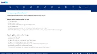 myaccount-mobile-update - Paytm.com