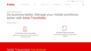 airtel TraceMATE | Cell ID-based Mobile Tracking Solutions