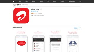 airtel talk. on the App Store - iTunes - Apple