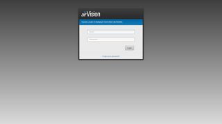 airVision: Login