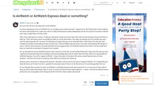 Is AirWatch or AirWatch Express dead or something? | MangoLassi