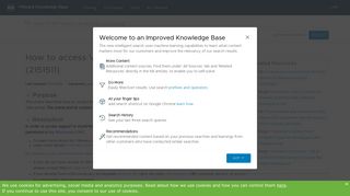 How to access VMware Workspace ONE support (2151511)