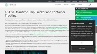 AISLive: Maritime Ship Tracker and Container Tracking | IHS Markit