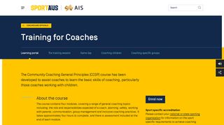 Training for Coaches | Sport Australia