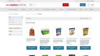 One Step | Hy-Vee Aisles Online Grocery Shopping