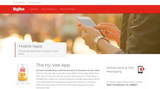 Mobile Apps - Company - Hy-Vee - Your employee-owned grocery store
