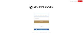 Login - Aisle Planner