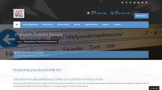 Premium Domain Services | Domain Renewals | AIT.com