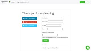 Registration Form - OpenOpps.com - never miss an opportunity ...