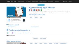 Ajacts training login Results For Websites Listing - SiteLinks.Info