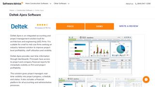 Ajera Software - 2019 Reviews, Free Demo & Pricing - Software Advice