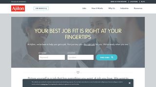 Ajilon: Permanent Staffing and Temp Agencies for Job Seekers