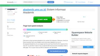 Access akademik.ums.ac.id. Sistem Informasi Akademik