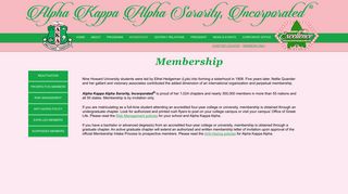 Membership - Alpha Kappa Alpha Sorority, Inc. - Service to All ...