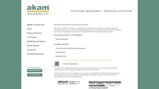 AKAM Associates, Inc. - AKAM Living Services