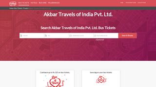 Akbar Travels of India Pvt. Ltd. Online Bus Ticket Booking, Bus ...
