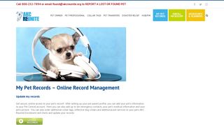 Pet Microchip & Enrollment Records | AKC Reunite