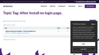Topic Tag: After install no login page. - Akeneo - The Open Source PIM