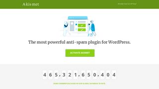 Akismet: Anti-Spam Plugin for WordPress