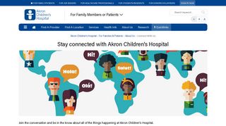 Stay connected with Akron Children's Hospital | Akron Children's ...