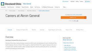 Careers at Akron General | Cleveland Clinic