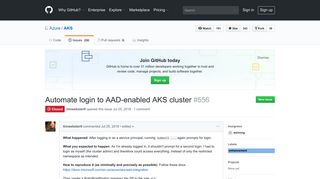 Automate login to AAD-enabled AKS cluster · Issue #556 · Azure/AKS ...