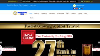 AKS University: AKS- India's Leading Best Private University