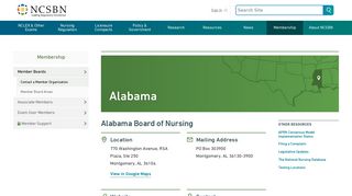 Alabama Board of Nursing | NCSBN