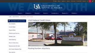 USA Federal Credit Union - University of South Alabama