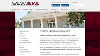 E-Verify Under Alabama Law | Alabama Retail Association