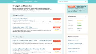 Ebtedge benefit schedule - Sur.ly