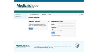 Medicaid - Login or Register